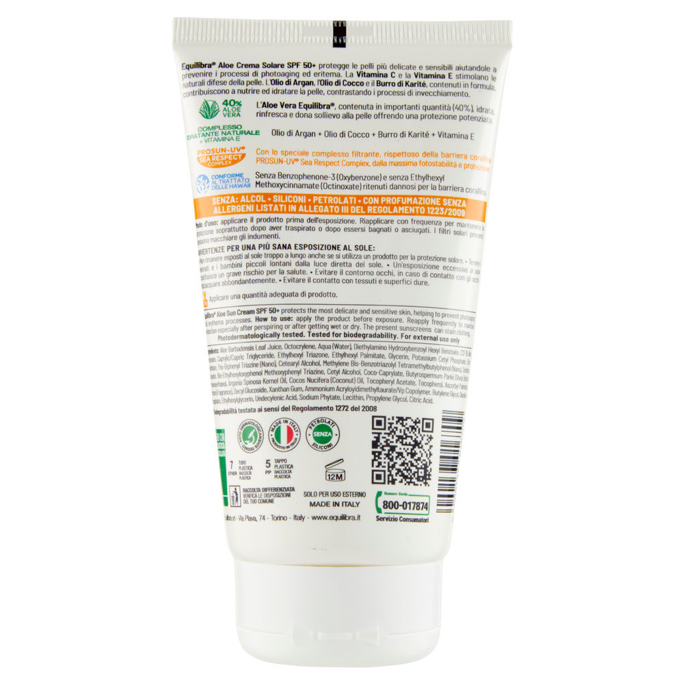SOLARE PROSUN-UV EQUILIBRA ALOE SPF50+ ML 150 - 1