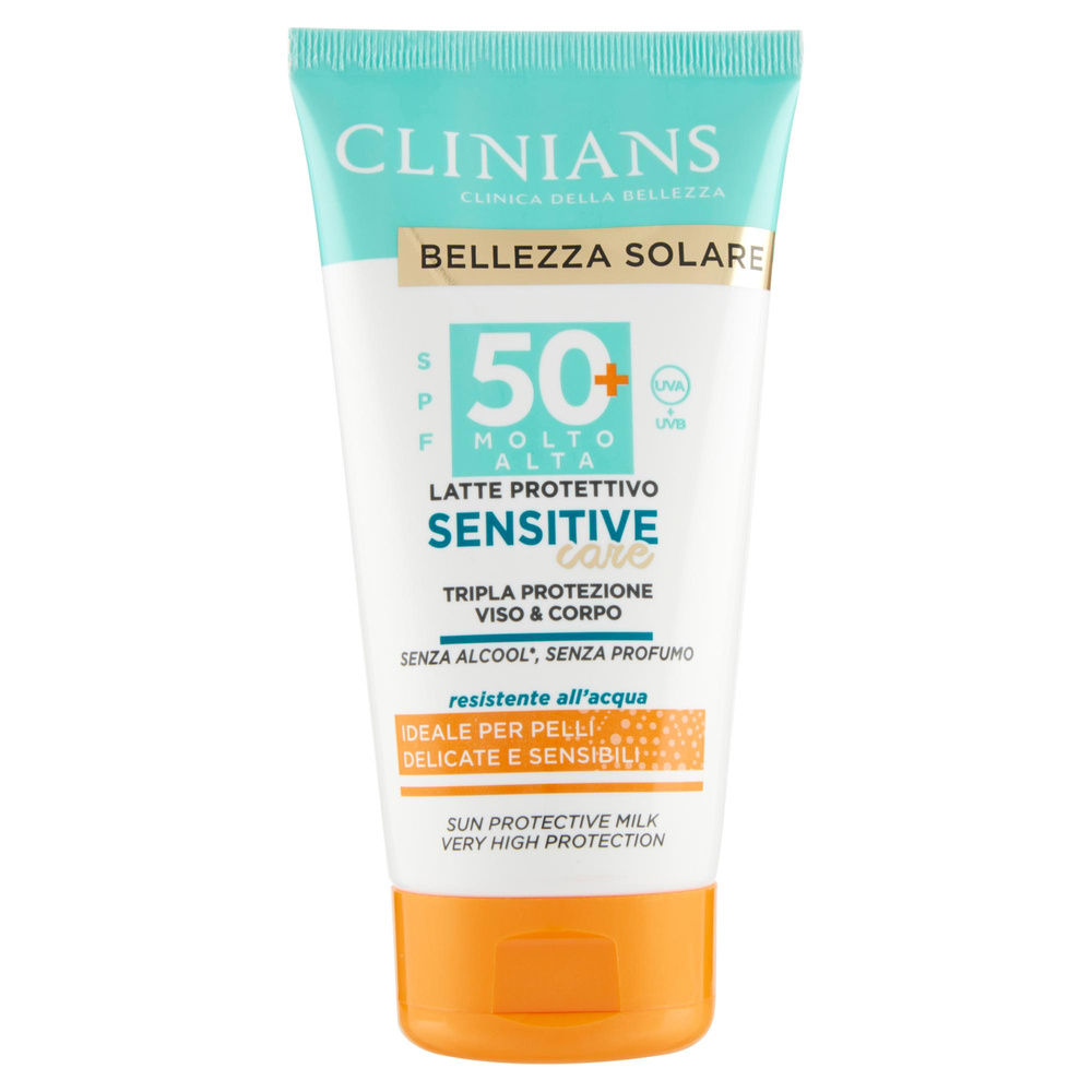 LATTE SOLARE CLINIANS SENSITIVE TRIPLA PROTEZIONE SPF50+ NEW ML 150 - 4
