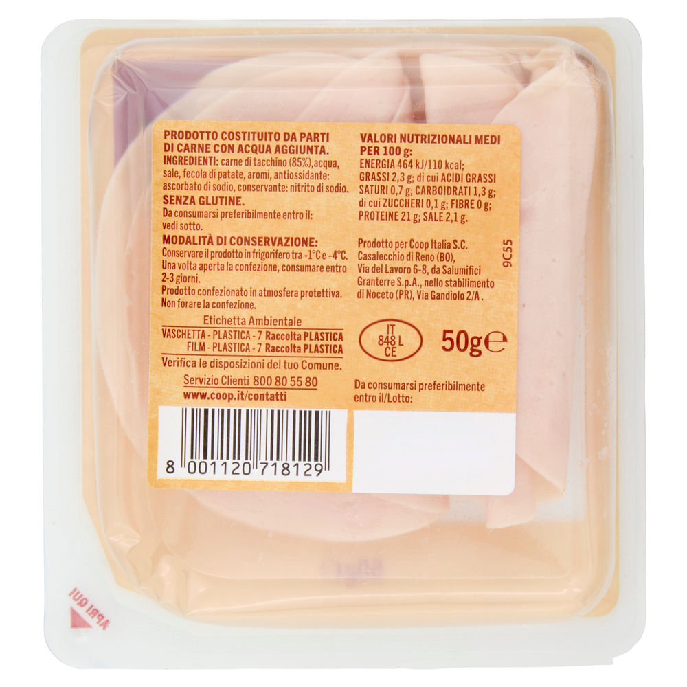TACCHINO ARROSTO COOP MONOPORZIONE G 50 - 1