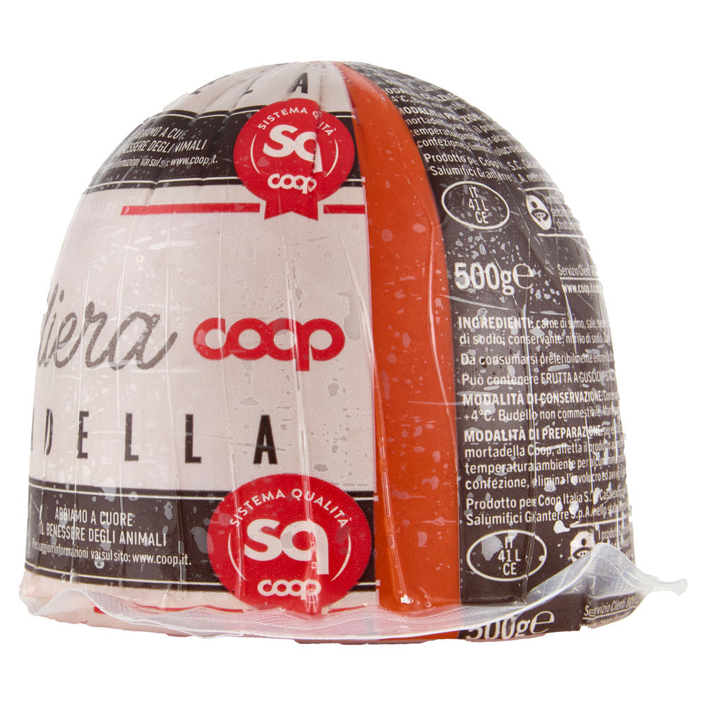 MORTADELLA DA SUINI ALL. S/ANTIB. DOPO SVEZZ. COOP TRANCIO G 500 - 11