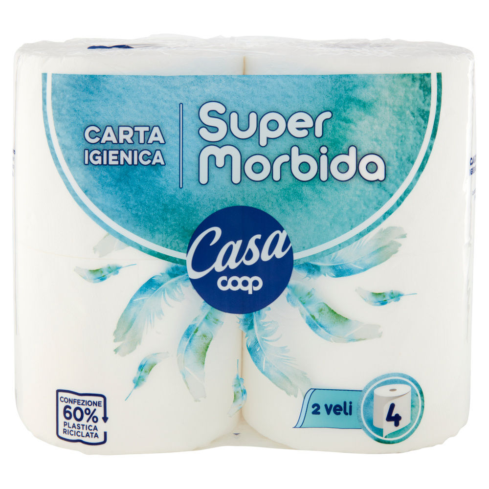 CARTA IGIENICA COOP CASA SUPERMORBIDA FSC 2VELI 252STRAPPI PZ 4 - 2