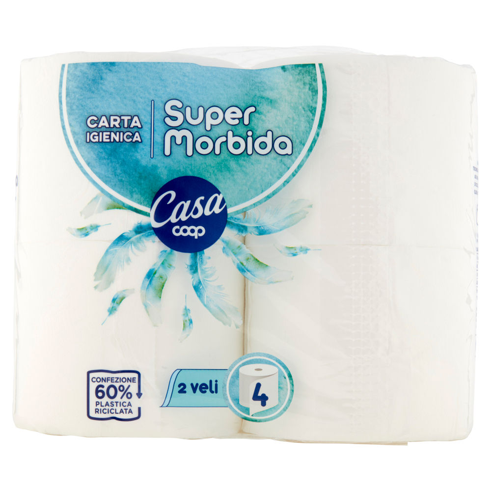 CARTA IGIENICA COOP CASA SUPERMORBIDA FSC 2VELI 252STRAPPI PZ 4 - 1