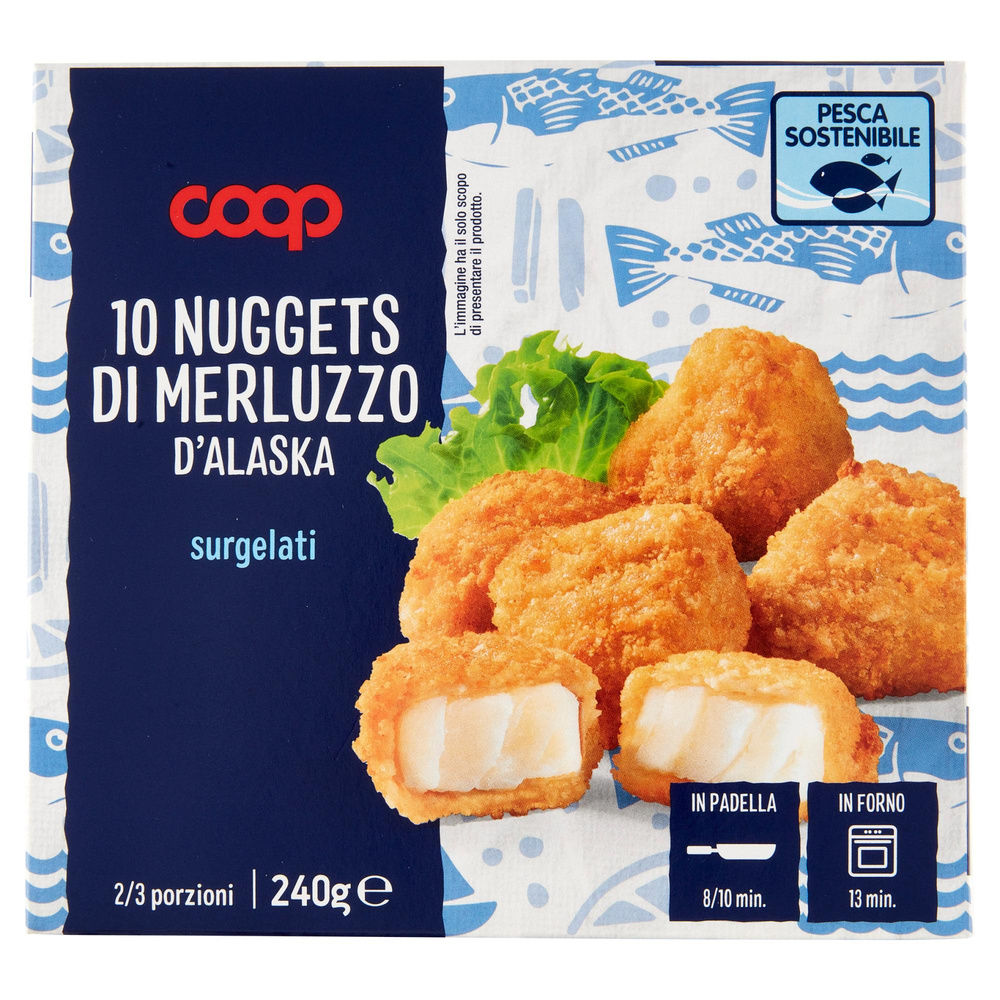 NUGGETS DI MERLUZZO D'ALASKA COOP ASTUCCIO G 240 - 7