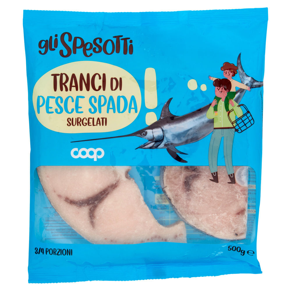 TRANCI DI PESCE SPADA GLI SPESOTTI COOP BUSTA G 500 - 5