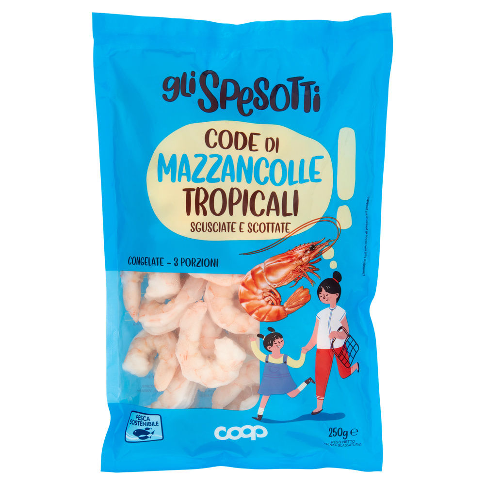 CODE DI MAZZANCOLLE TROPICALI SGUSCIATE GLI SPESOTTI COOP BUSTA G 250 - 6