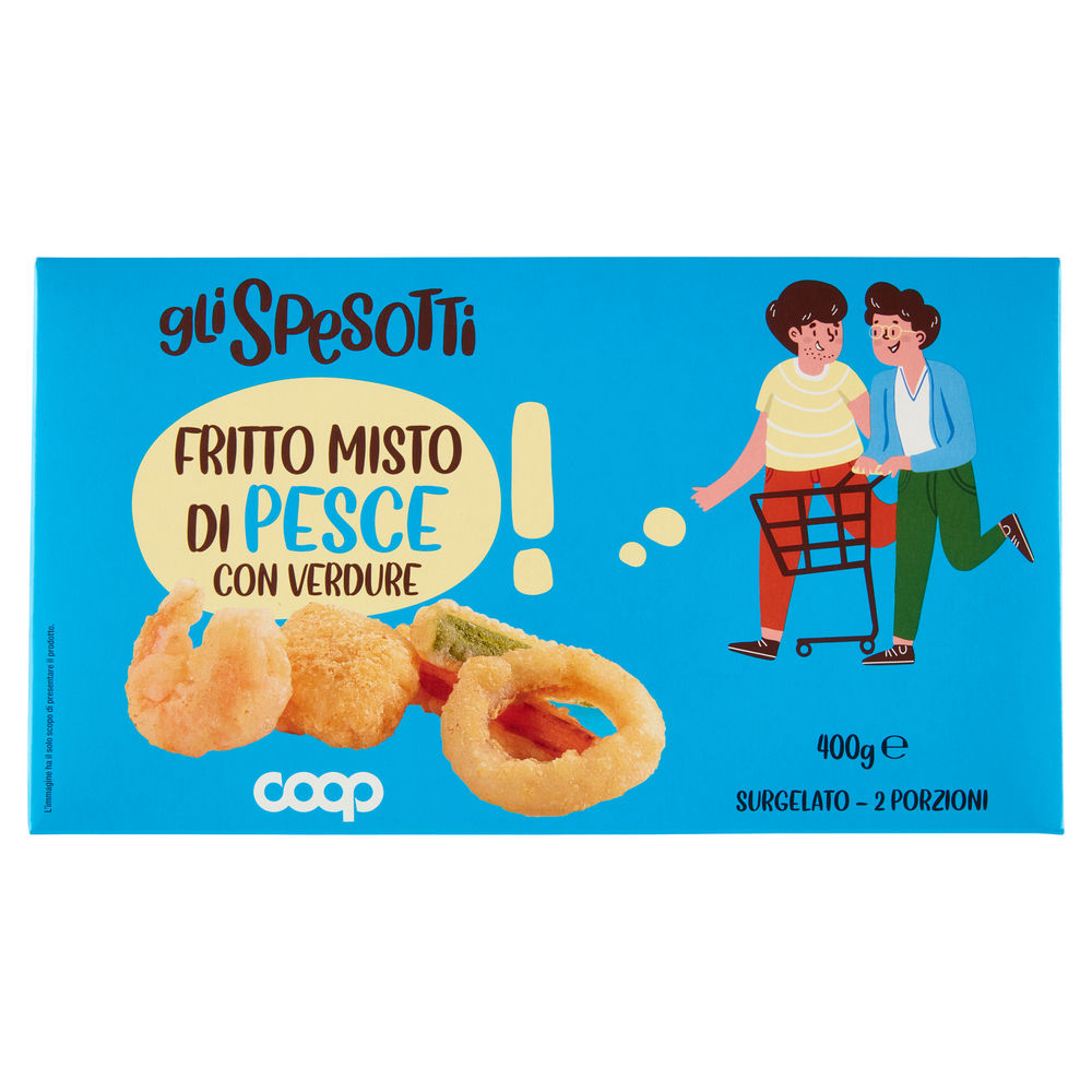 FRITTO MISTO DI PESCE E VERDURE GLI SPESOTTI COOP ASTUCCIO G 400 - 0