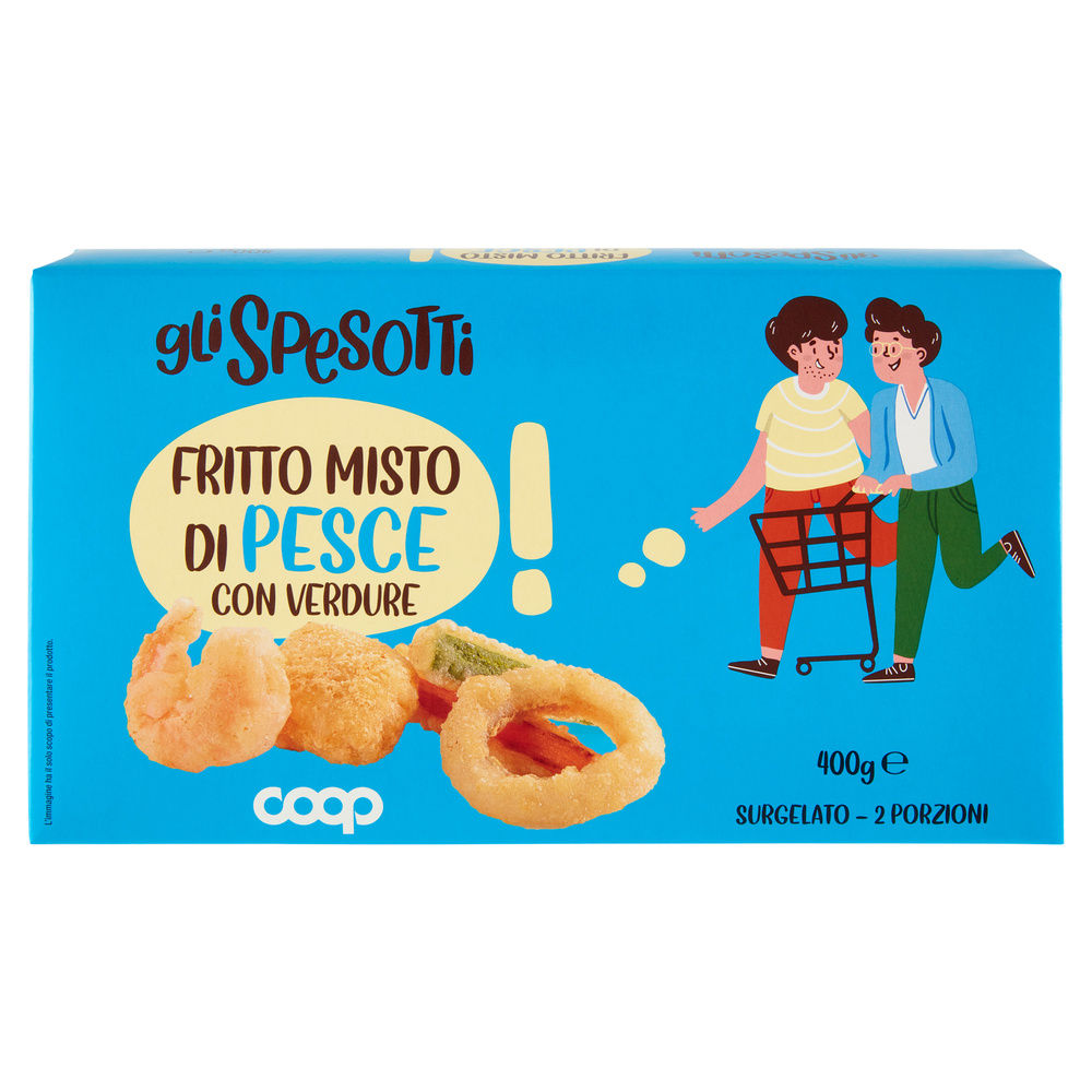 FRITTO MISTO DI PESCE E VERDURE GLI SPESOTTI COOP ASTUCCIO G 400 - 2
