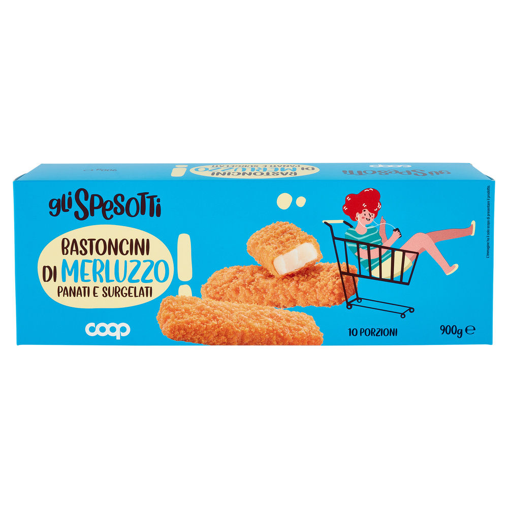 BASTONCINI DI MERLUZZO PANATI GLI SPESOTTI COOP ASTUCCIO PZ30X30G G 900 - 5