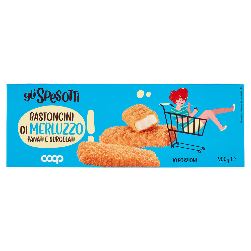 BASTONCINI DI MERLUZZO PANATI GLI SPESOTTI COOP ASTUCCIO PZ30X30G G 900 - 2