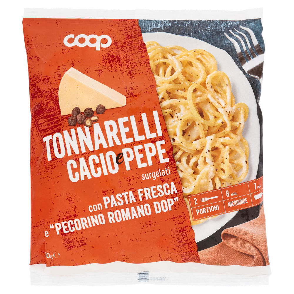 TONNARELLI CACIO E PEPE X 2 PORZ. COOP BUSTA SURG. G 550 - 0