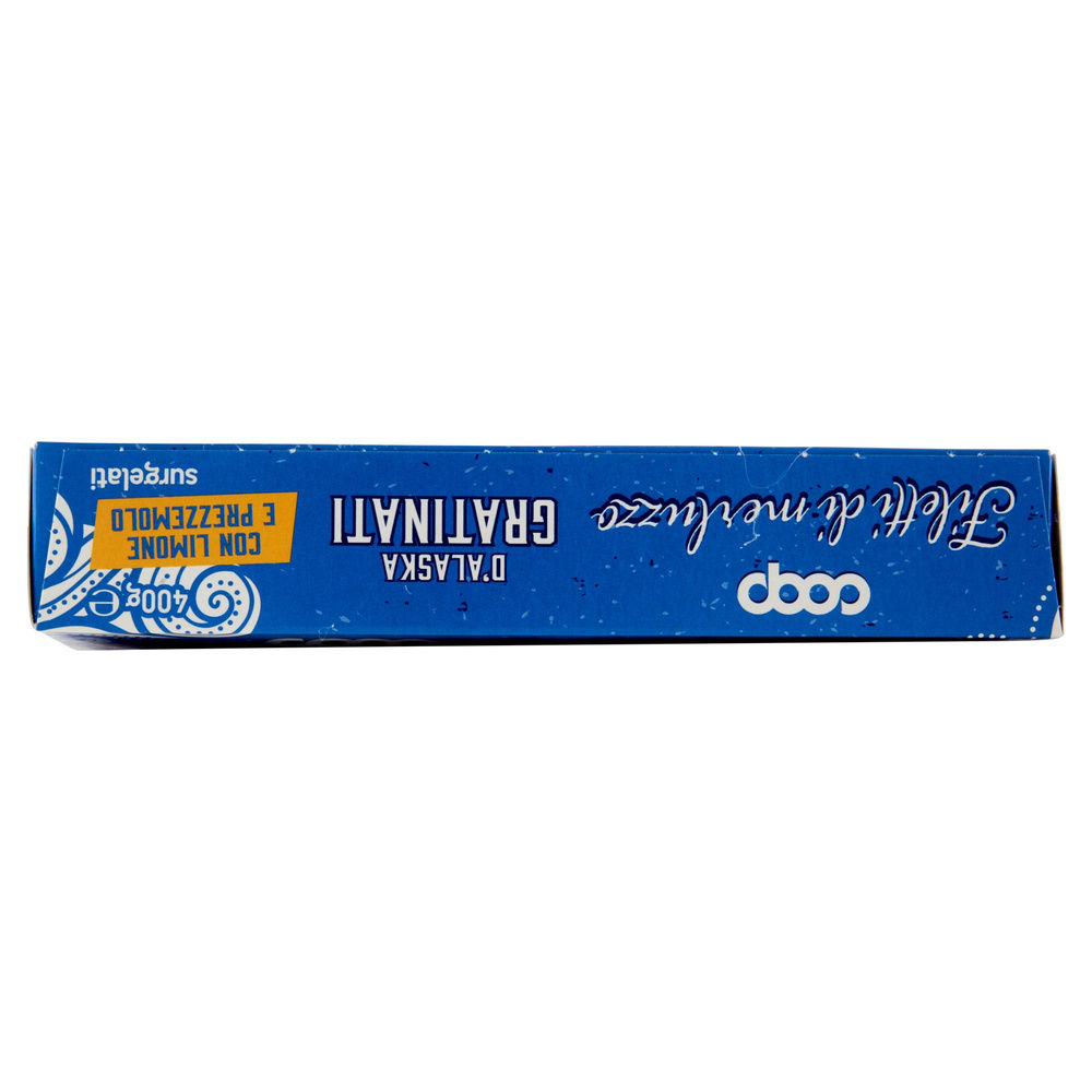 FILETTI DI MERLUZZO D'ALASKA GRATINATI CON LIMONE E PREZZEMOLO COOP SURG. G 400 - 4