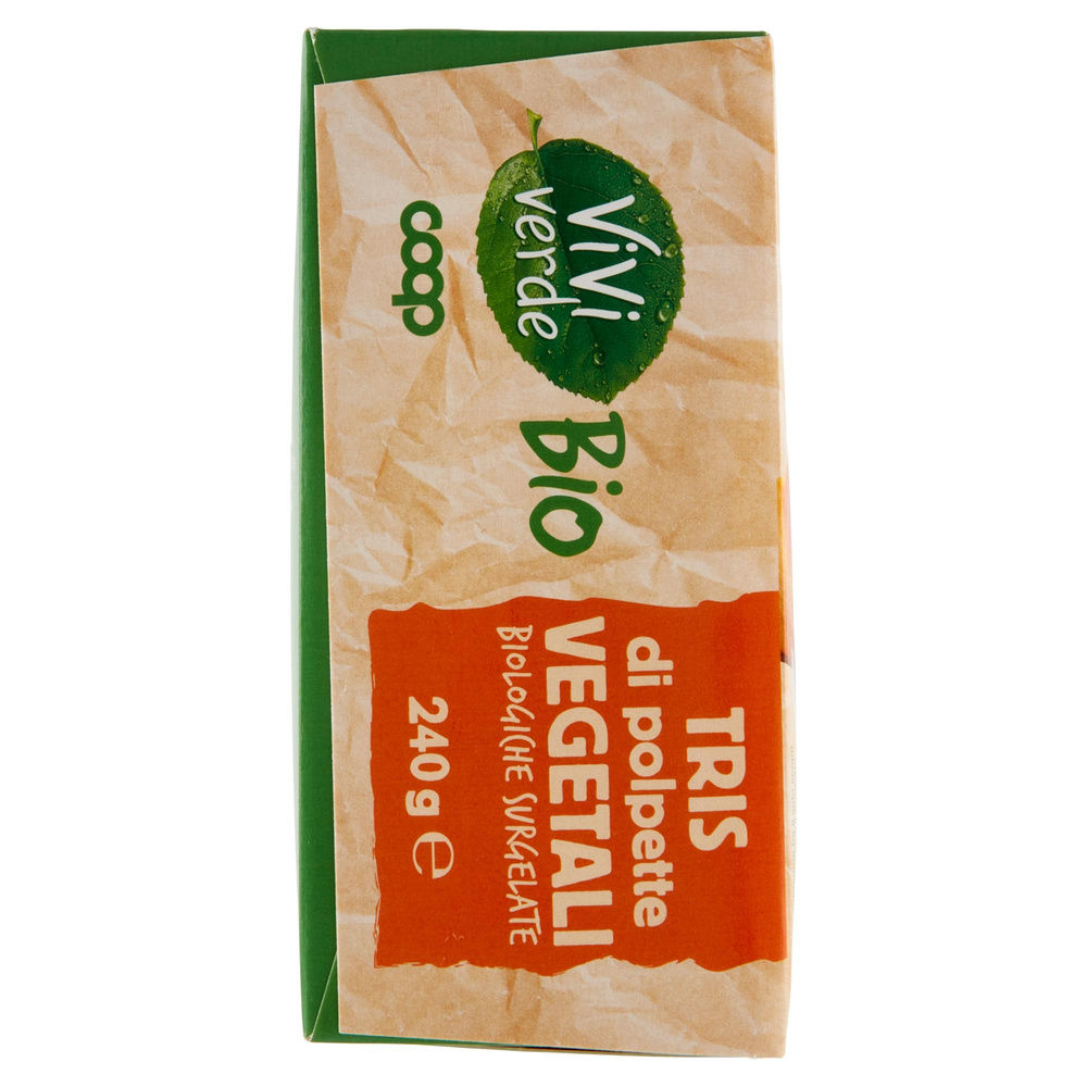 TRIS DI POLPETTINE VEGETALI BIO VIVIVERDE COOP ASTUCCIO G 240 - 5