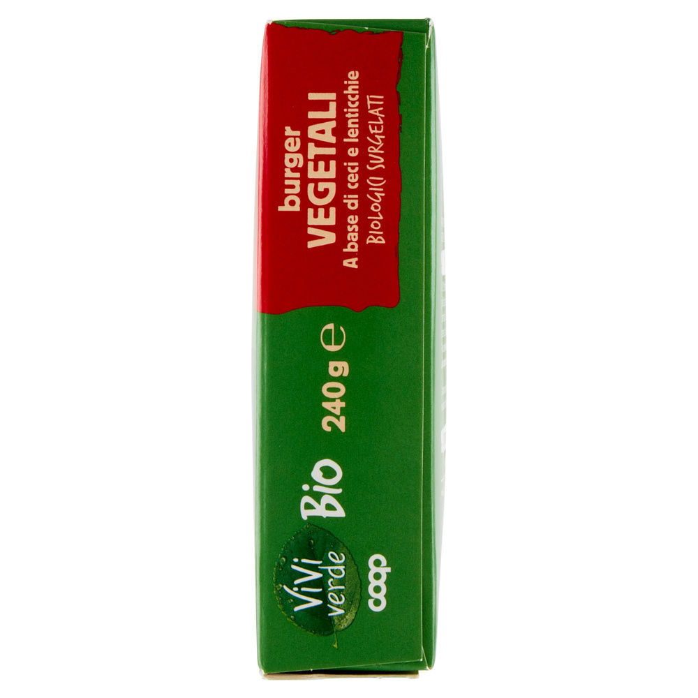BURGER VEGETALI DI CECI E LENTICCHIE BIO VIVIVERDE COOP ASTUCCIO G 240 - 6