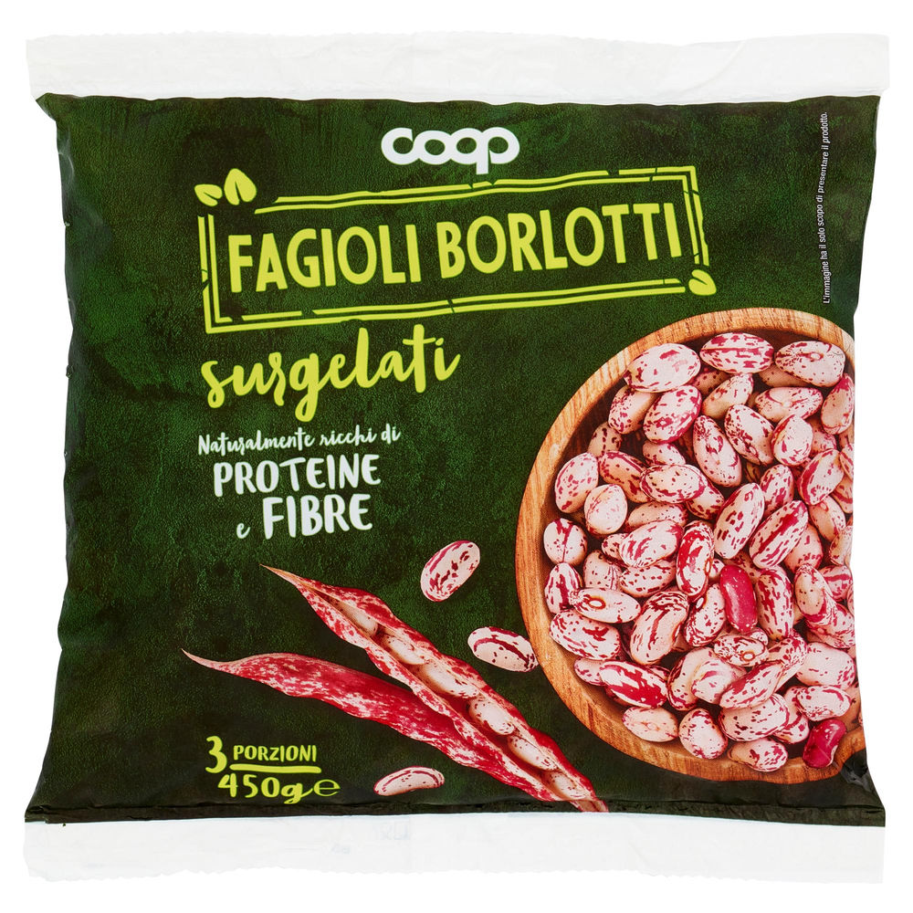 Fagioli borlotti coop busta g 450