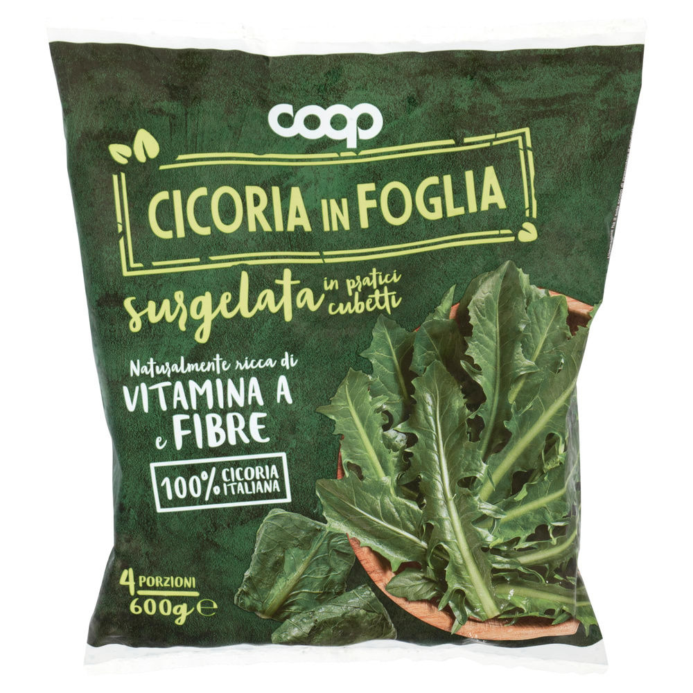 CICORIA A CUBETTI FOGLIA INTERA COOP BUSTA G 600 - 4