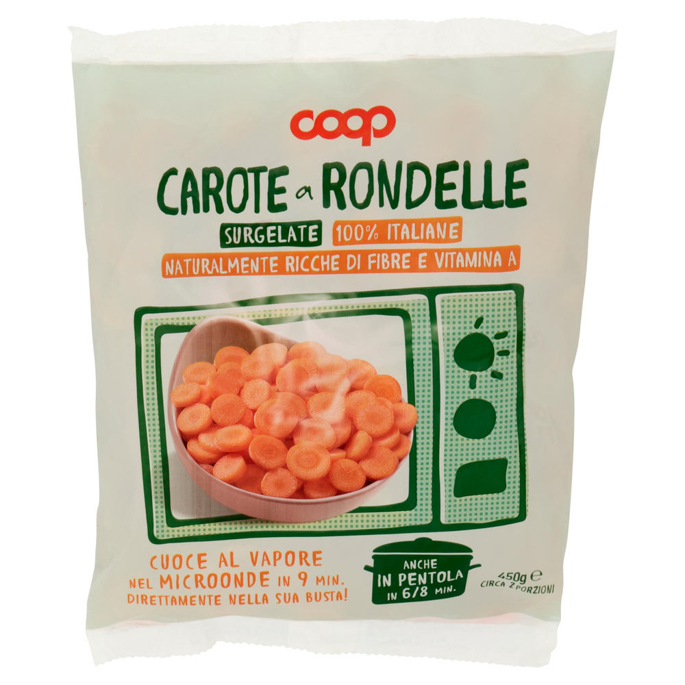 CAROTE A RONDELLE MICOONDABILI COOP BUSTA G 450 - 5