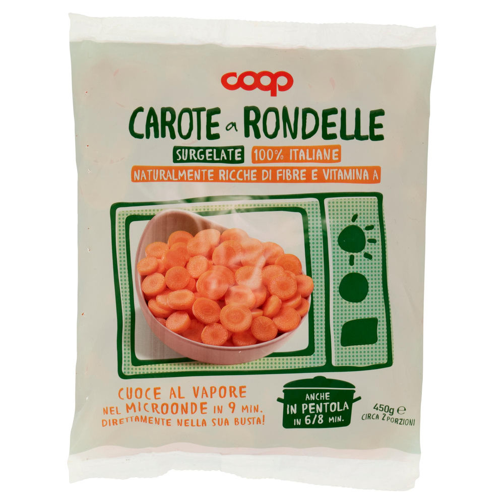 CAROTE A RONDELLE MICOONDABILI COOP BUSTA G 450 - 4
