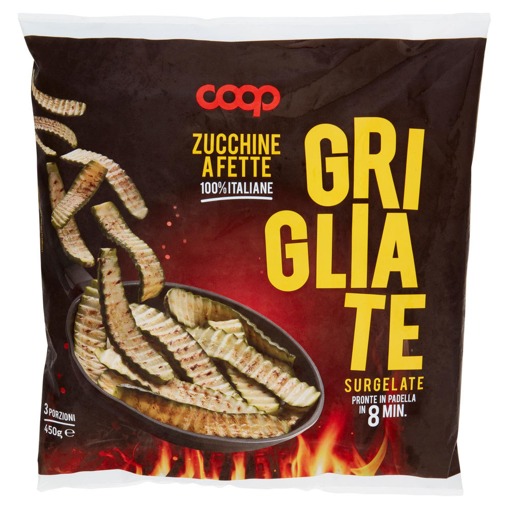 ZUCCHINE GRIGLIATE A FETTE LUNGHE COOP BUSTA G 450 - 3