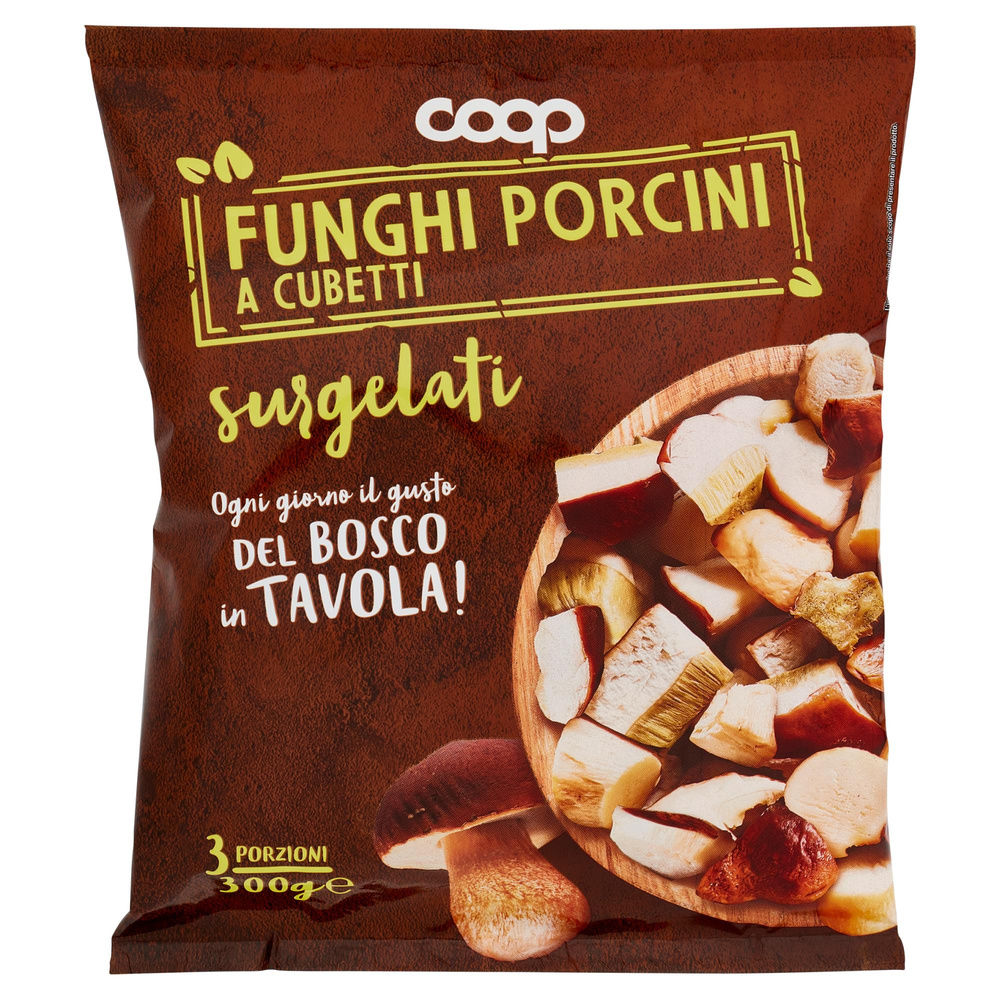PORCINI A CUBETTI COOP SURGELATI BUSTA G 300 - 2
