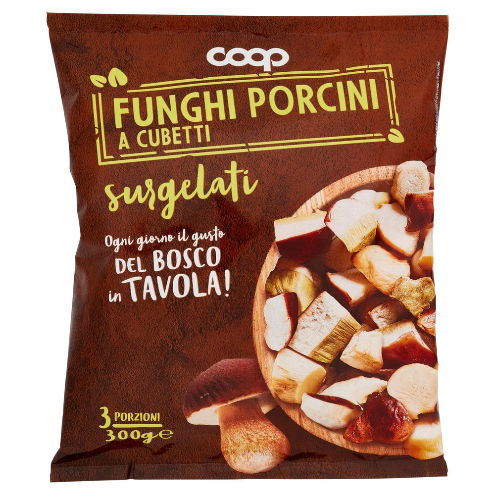 PORCINI A CUBETTI COOP SURGELATI BUSTA G 300 - 7