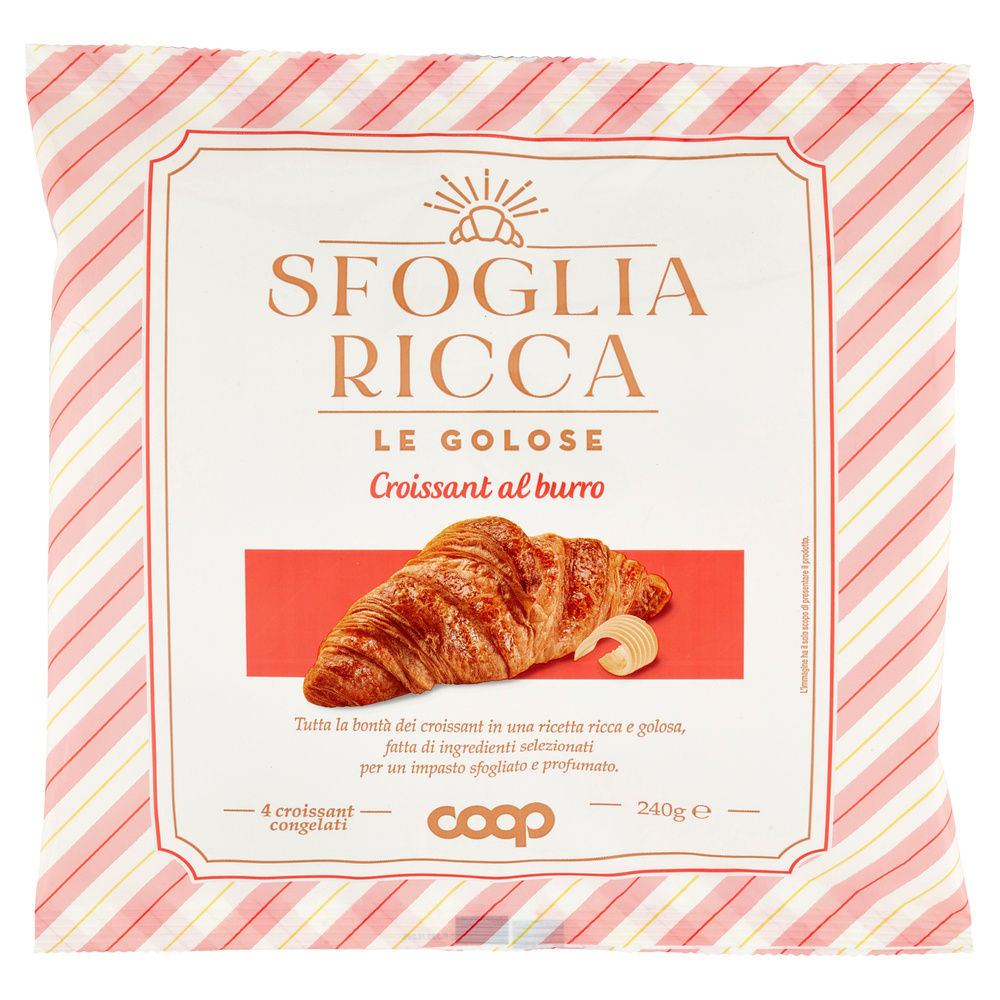 CROISSANT AL BURRO SURG. COOP PZ.4 G 240 - 7