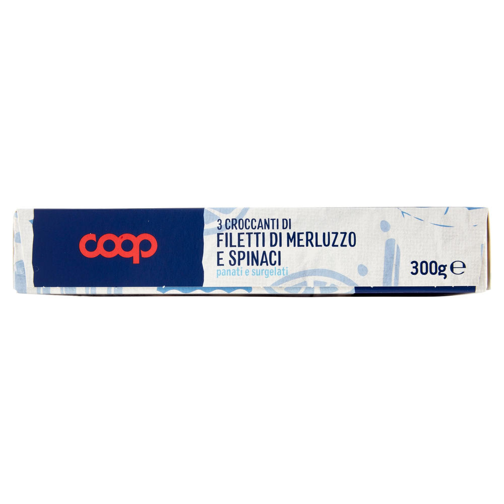 CROCCANTI FILETTI DI MERLUZZO E SPINACI CON PANATURA COOP ASTUCCIO G 300 - 4