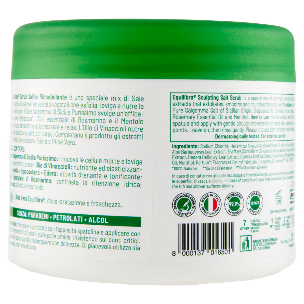 SCRUB SALINO CORPO EQUILIBRA RIMODELLANTE G 600 - 1