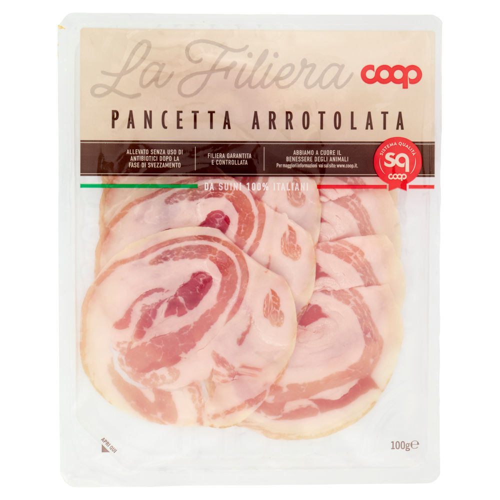 PANCETTA ARROTOLATA DA SUINI ALL.S/ANTIB. DOPO SVEZZ COOP AFF. VH G 100 - 2