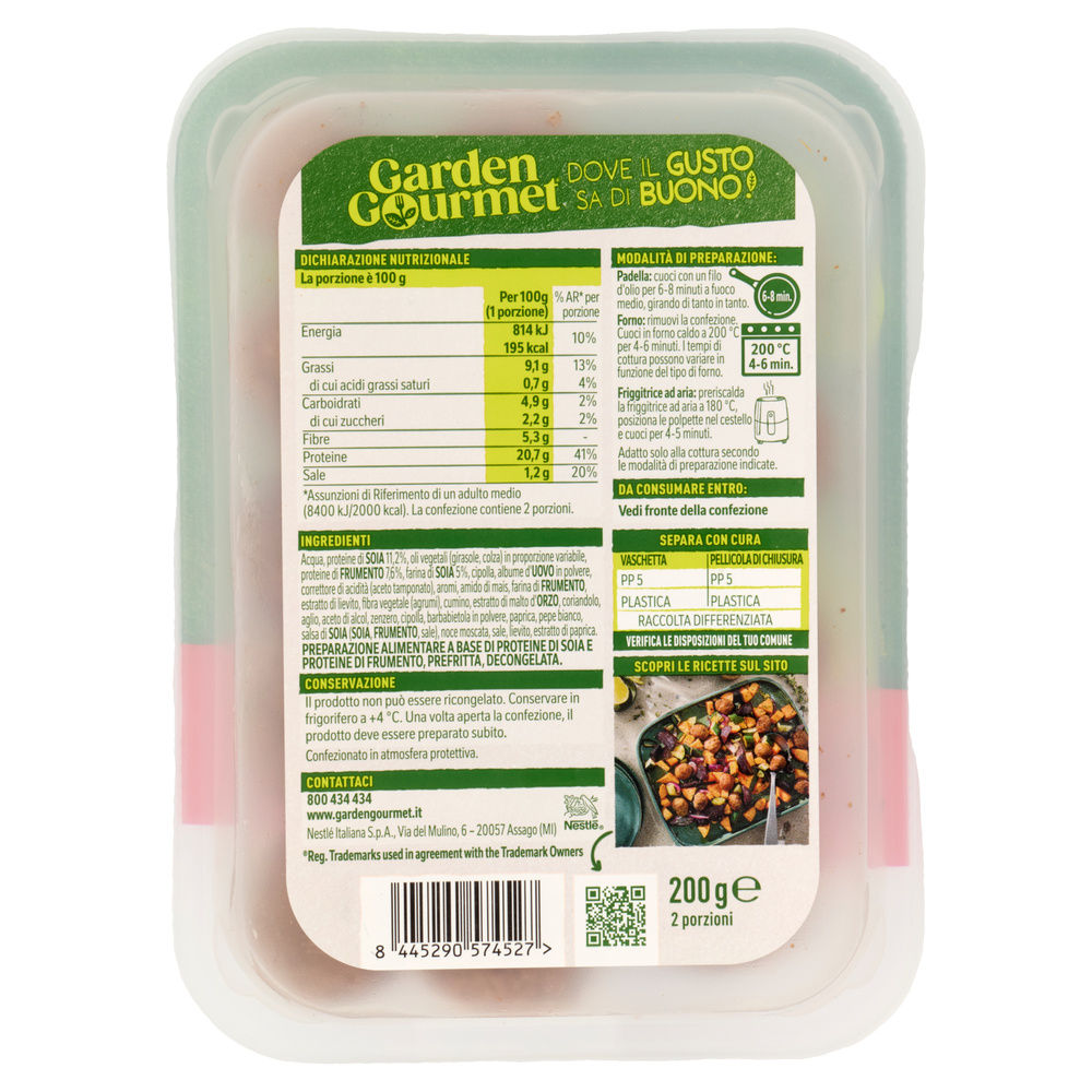 POLPETTE DI SOIA GARDEN GOURMET G 200 - 1