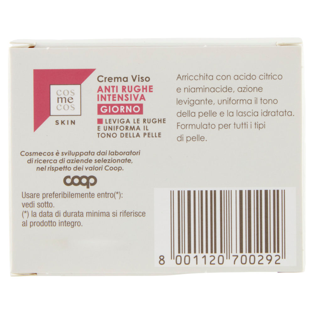 CREMA VISO ANTI RUGHE INTENSIVA GIORNO COSMECOS SKIN COOP 50 ML - 1