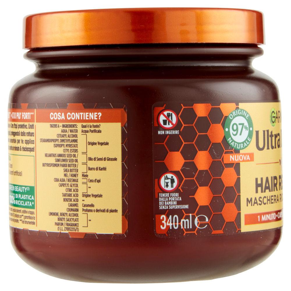 MASCHERA PER CAPELLI GARNIER ULTRADOLCE HAIR REMEDY TESORI DI MIELE ML 340 - 4