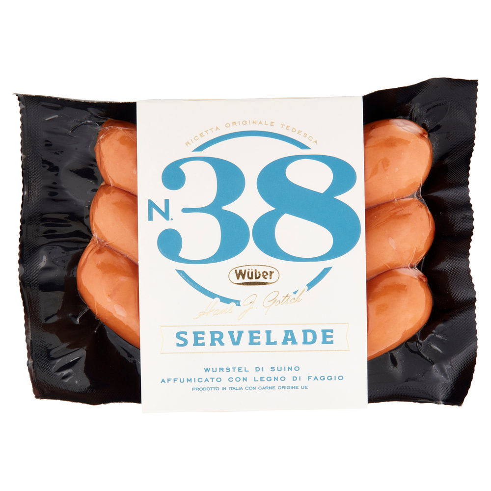 WURSTEL N38 SERVELADE 3 PZ WUBER N.38 G 240 - 3