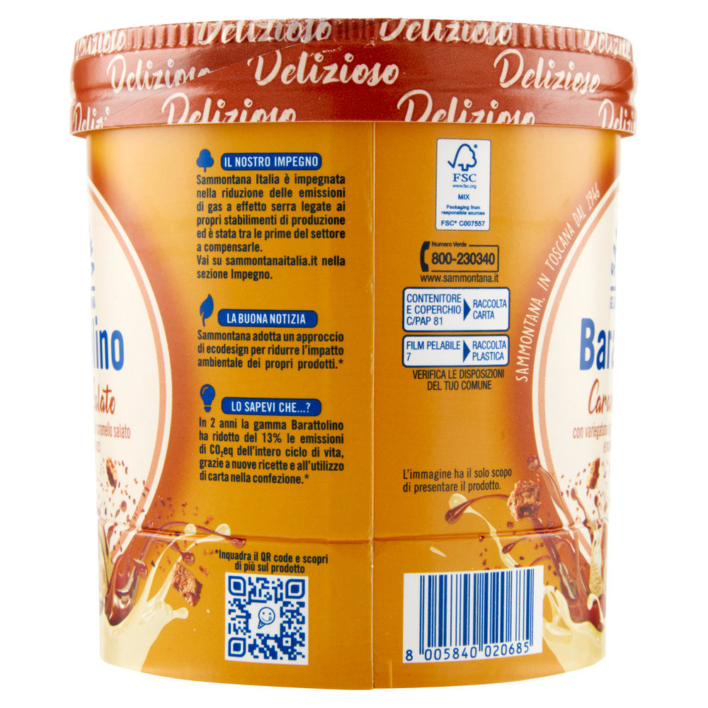 BARATTOLINO LE DELIZIE CARAMELLO SALATO SAMMONTANA G 500 - 5