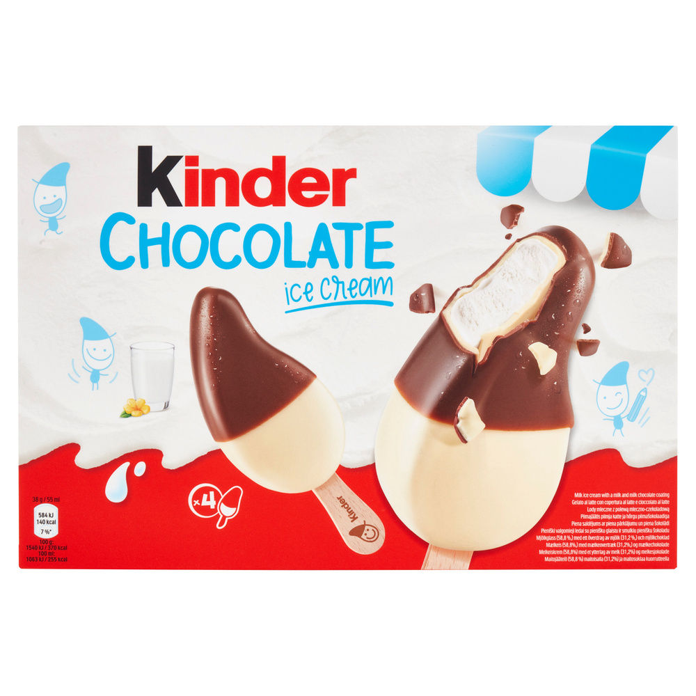 KINDER ICE CREAM CHOCOLATE STICK FERRERO G 152 - 7
