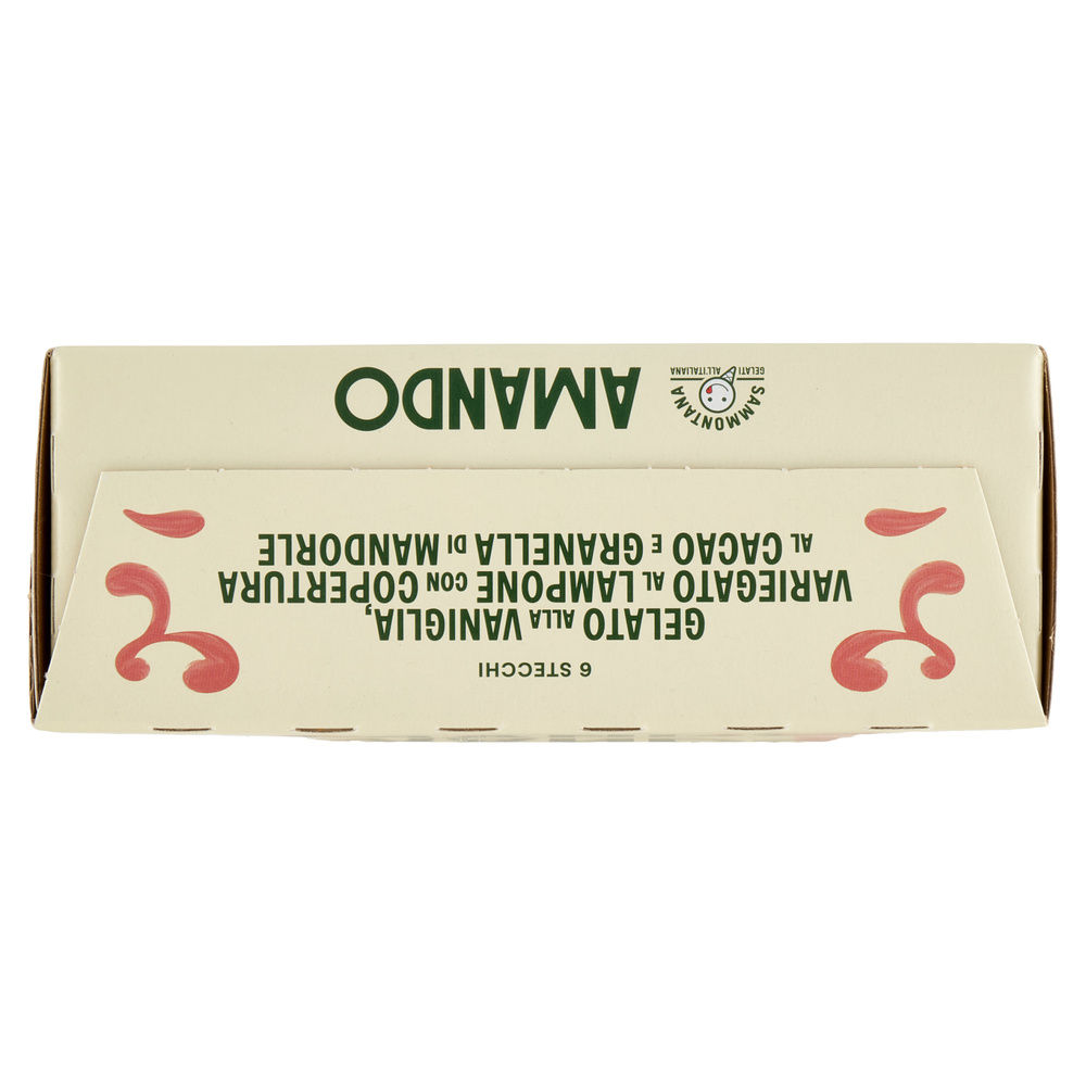STECCO AMANDO CACAO LAMPONE SAMMONTANA X6 G 318 - 5