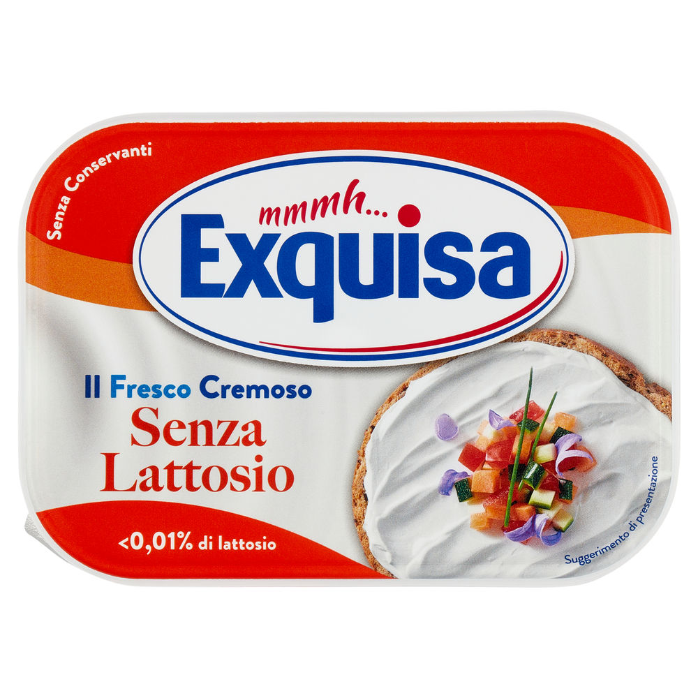 FORMAGGIO FRESCO SENZA LATTOSIO EXQUISA VASCHETTA G 175 - 0
