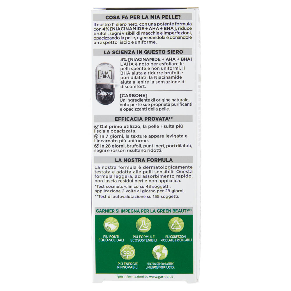 SIERO GARNIER SKINACTIVE PURE ACTIVE CHARCOAL ML 30 - 1