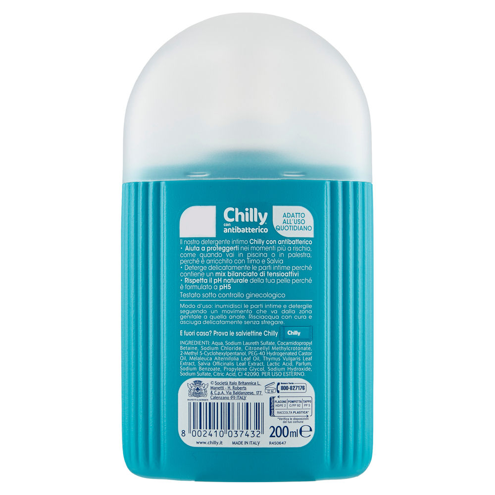 DETERGENTE INTIMO CHILLY ANTIBATTERICO ML 200 - 1