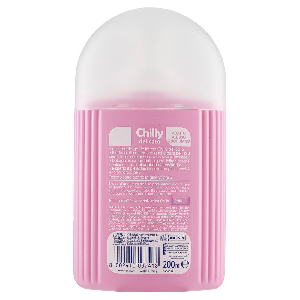 DETERGENTE INTIMO CHILLY DELICATO ML 200 - 1