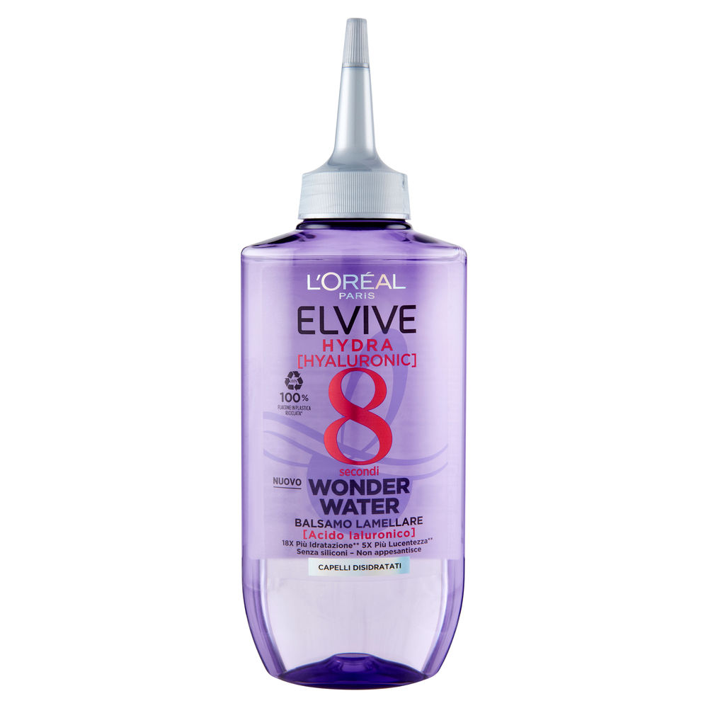 BALSAMO LAMELLARE ELVIVE HYDRA HYALURONIC WONDER WATER ML 200 - 0