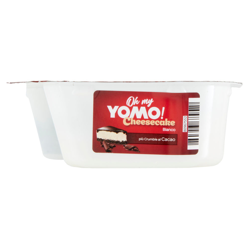 YOGURT CHEESECAKE BIANCO E CRUMBLE CACAO SCURO OH MY YOMO! G 140 - 2