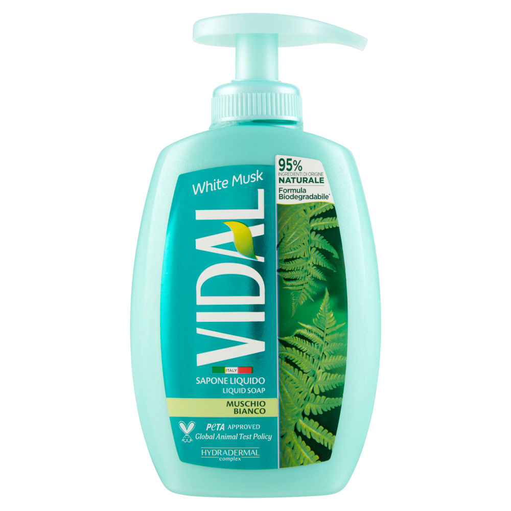 SAPONE LIQUIDO VIDAL WHITE MUSK ML 300 - 0
