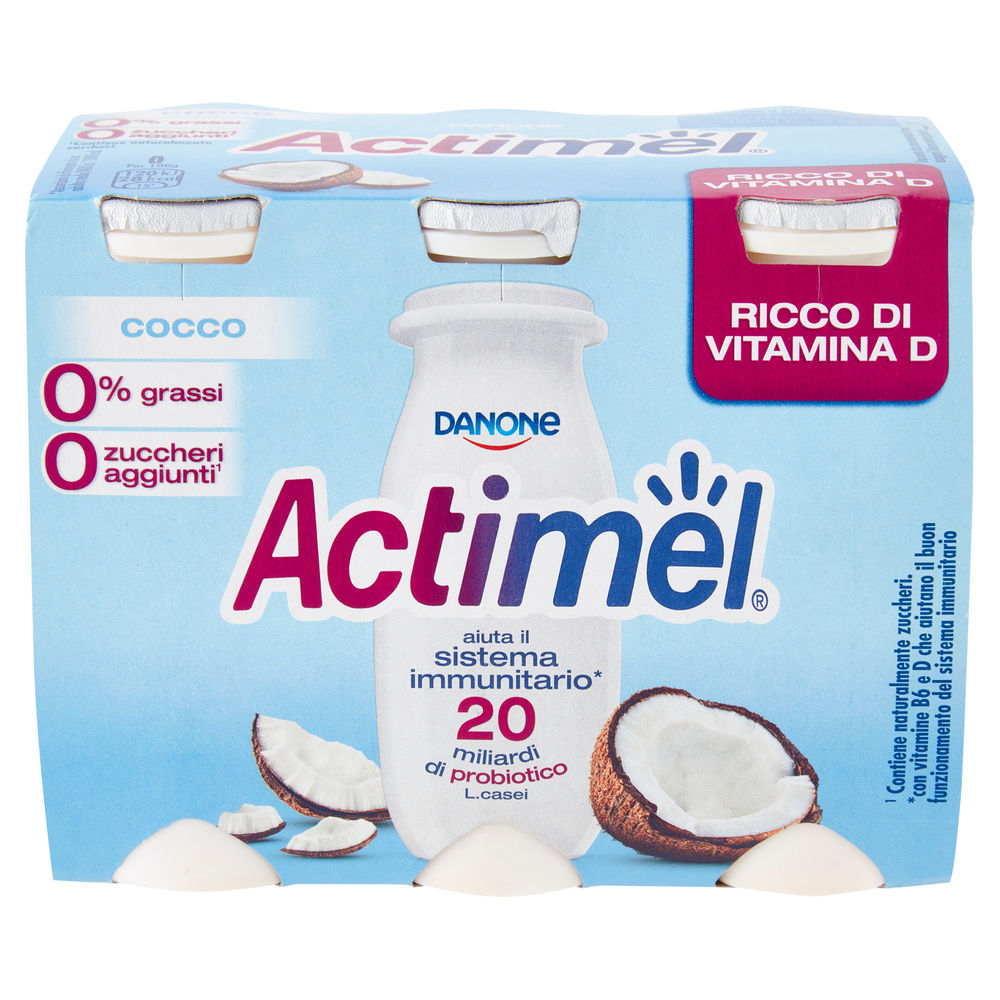 ACTIMEL 0% COCCO 6X100G - 8