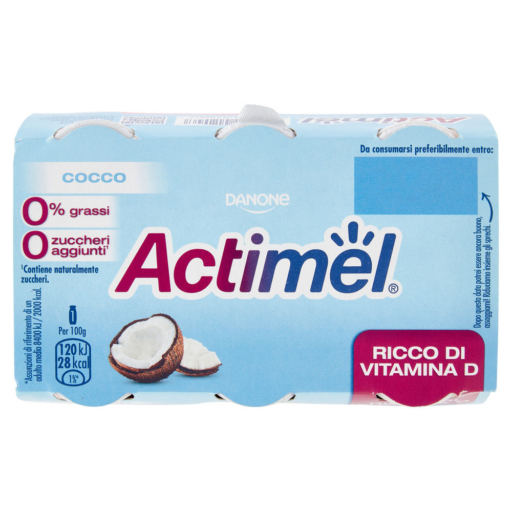 ACTIMEL 0% COCCO 6X100G - 4