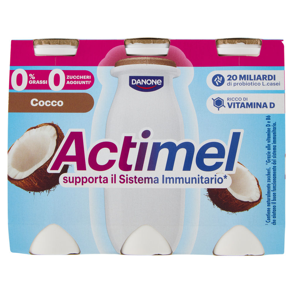 ACTIMEL 0% COCCO 6X100G - 0