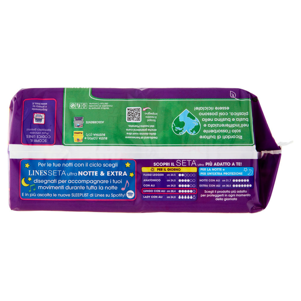 ASSORBENTI LINES SETA ULTRA TRIO PACCO BASE LUNGO PZ 33+1OMAGGIO - 5