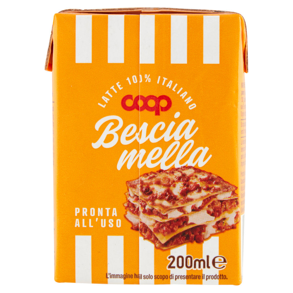 BESCIAMELLA UHT COOP CON LATTE ITALIANO BRICK 200 ML - 2