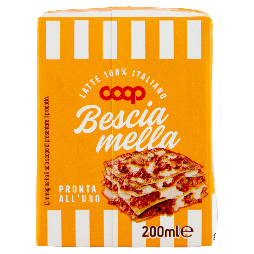 BESCIAMELLA UHT COOP CON LATTE ITALIANO BRICK 200 ML - 3