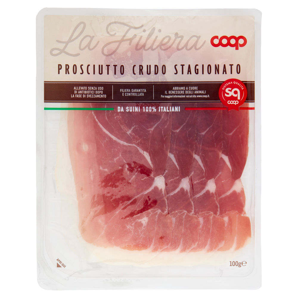 PROSCIUTTO CRUDO SENZA ANTIBIOTICI DOPO FASE SVEZZ COOP G 100 - 3