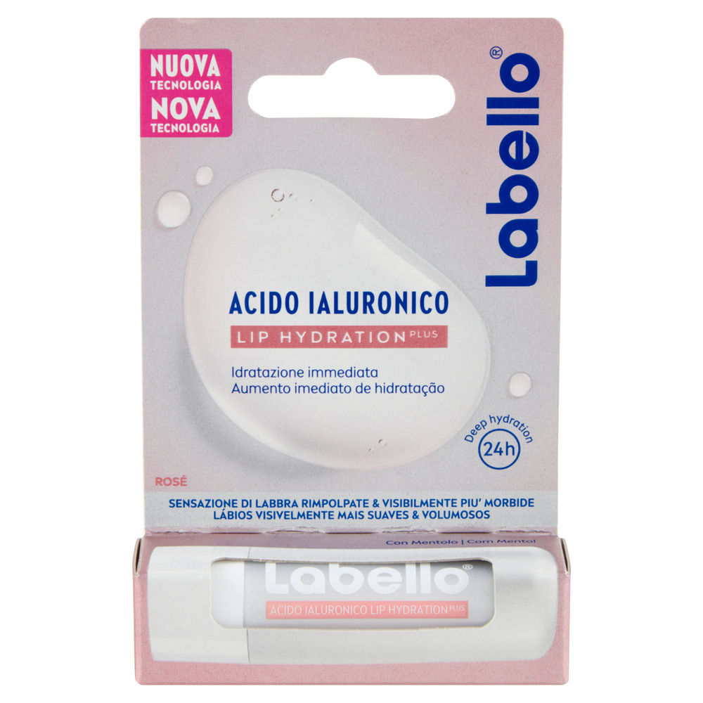LABELLO BALSAMO LABBRA ACIDO IALURONICO ROSE' ML 5,2 PZ.1 - 3